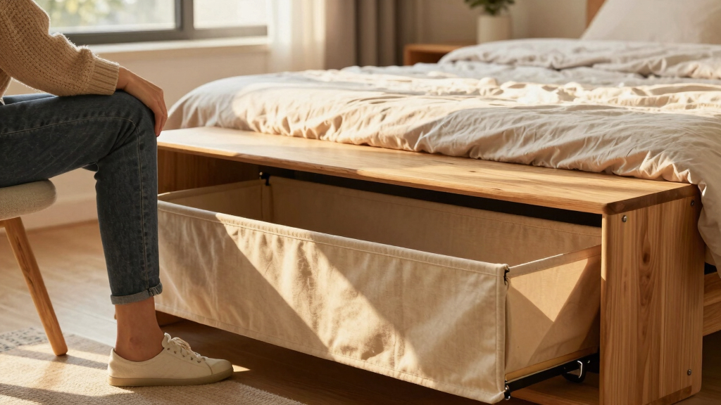 best bedroom bench with storage