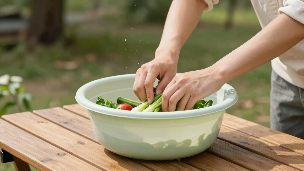 best collapsible wash station for camping food prep