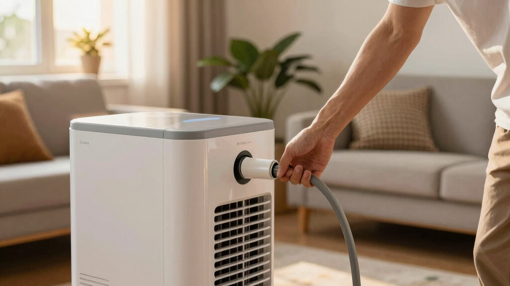 best portable air conditioner dual hose quiet