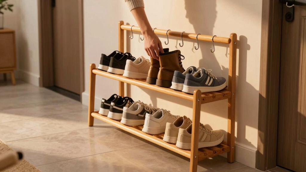 best coat racks with shoe storage for entryway organization