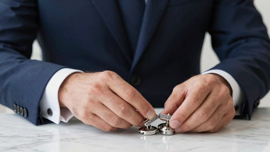 luxury cufflink set men