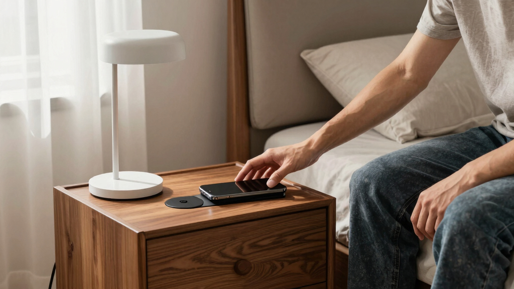 best bedside tables with charging stations