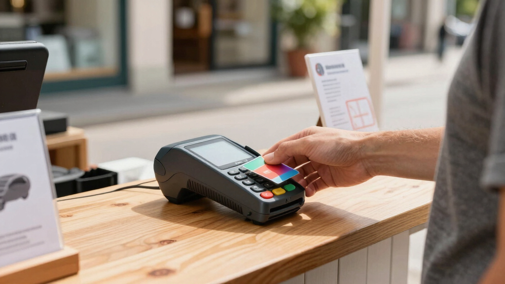 POS terminal for pop up retail