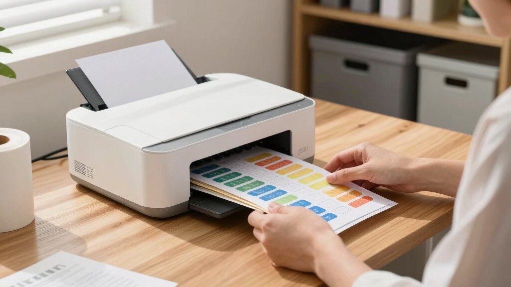 Label printer for office organization