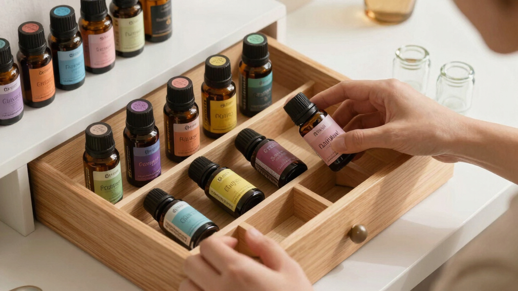 best essential oil bottle organizer drawer