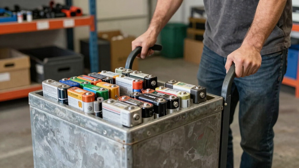 best battery dump cart