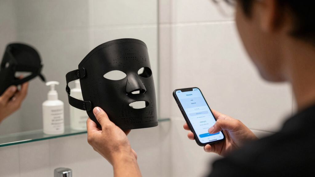 best led face mask with app control