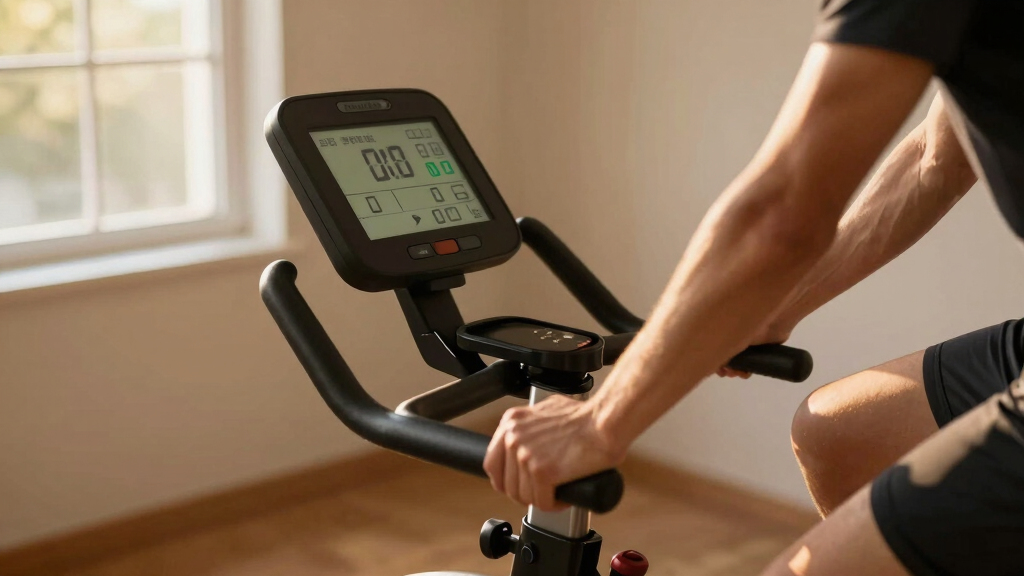 best exercise bike with screen