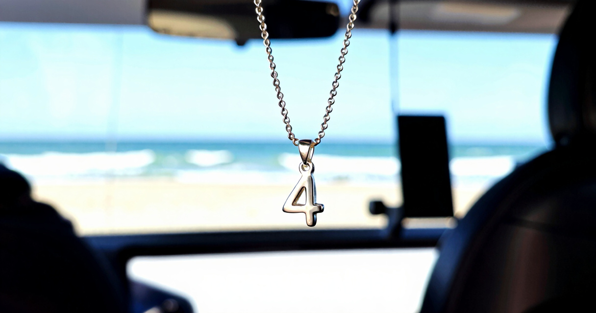 best angel number necklace 4444 sterling silver