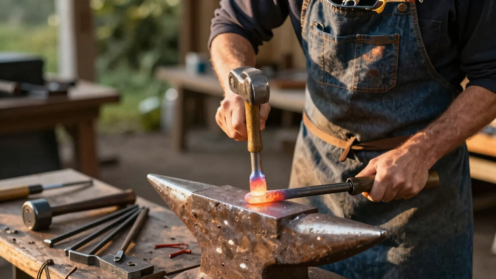 anvil and blacksmith starter set
