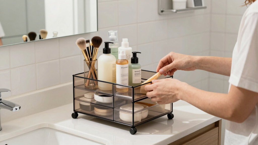 best rolling beauty cart organizer
