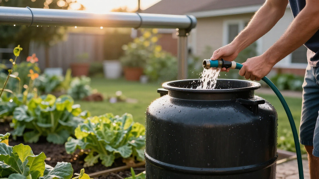 best rainwater collection tank for home gardens