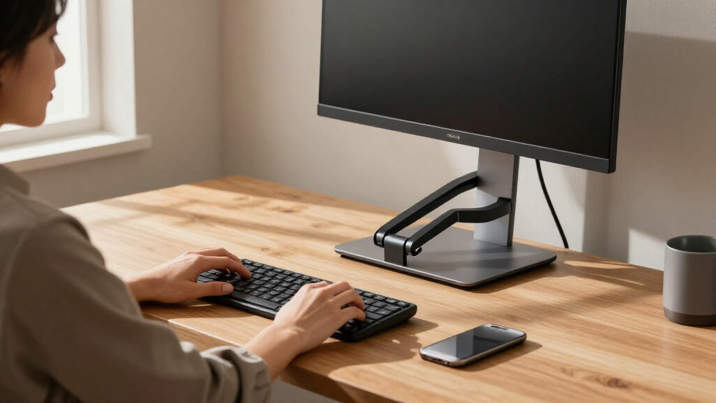 motorized monitor stand