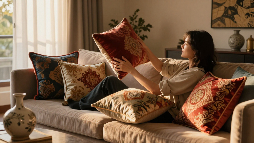 luxury decorative throw pillows