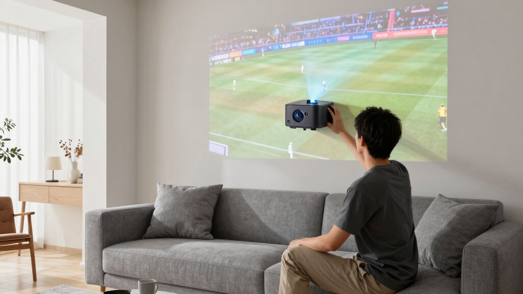 best ultra short throw laser projector for apartment fan caves
