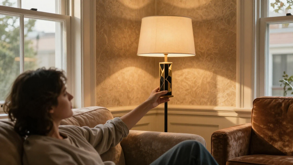 art deco floor lamps for living room