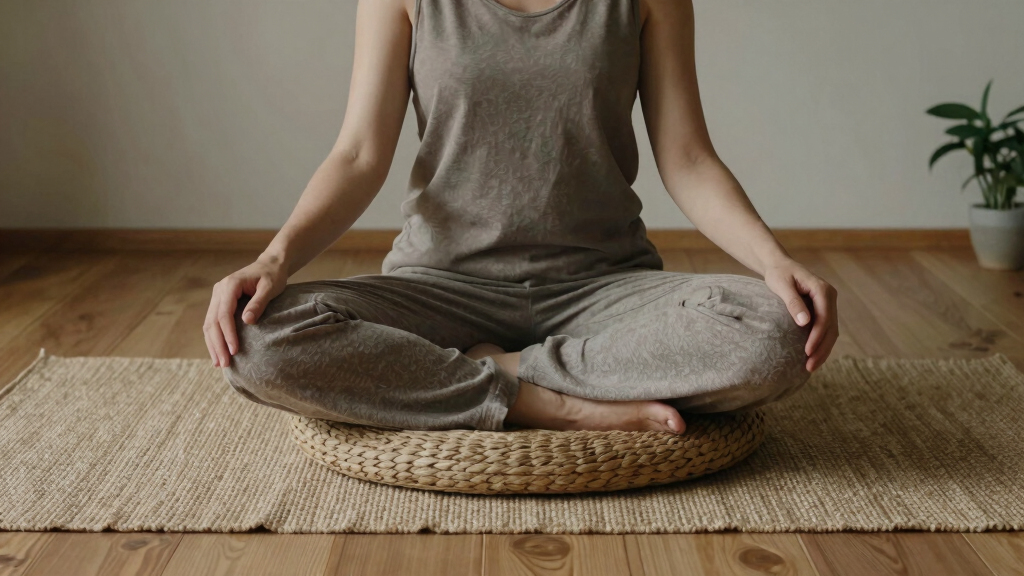 meditation cushions and mats