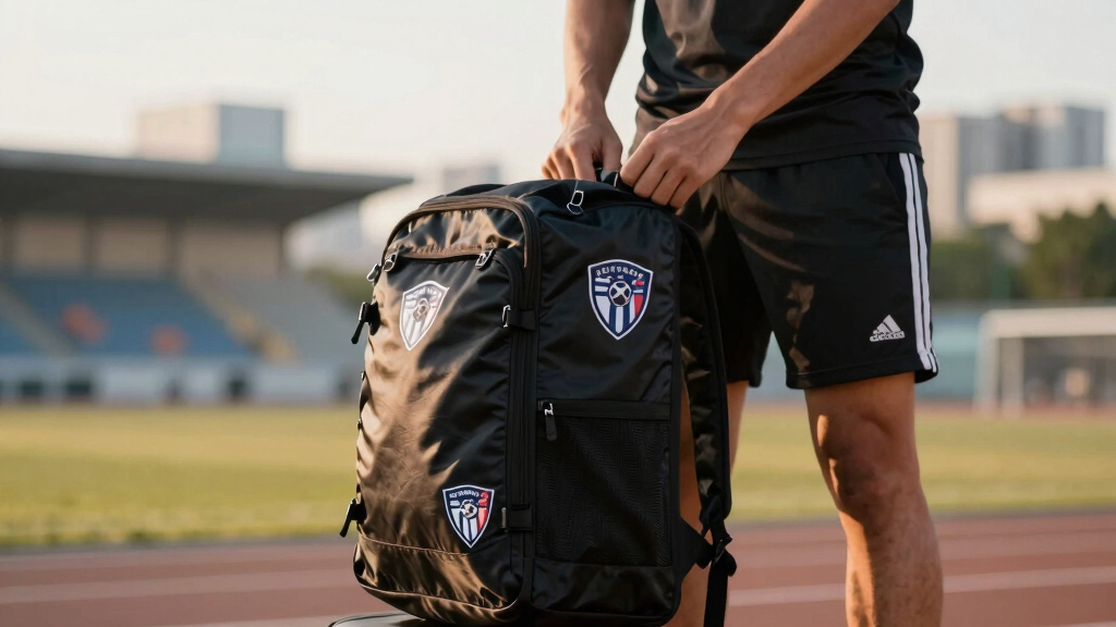 soccer fan travel backpack