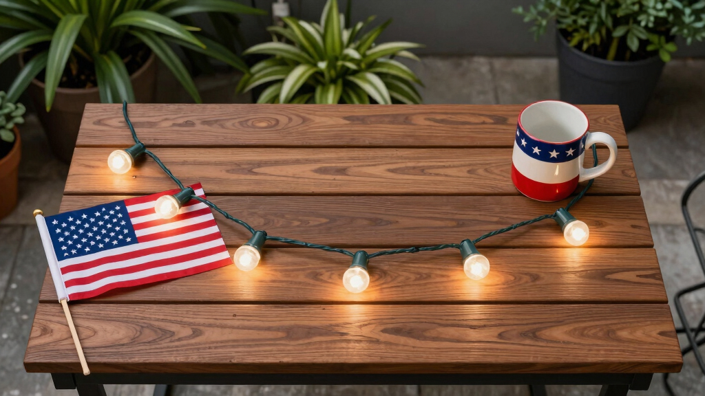 patriotic outdoor string lights
