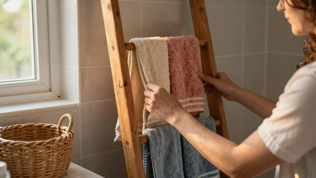 15 Best Rustic Ladder Towel Racks That Bring Charm and Functionality to Your Bathroom