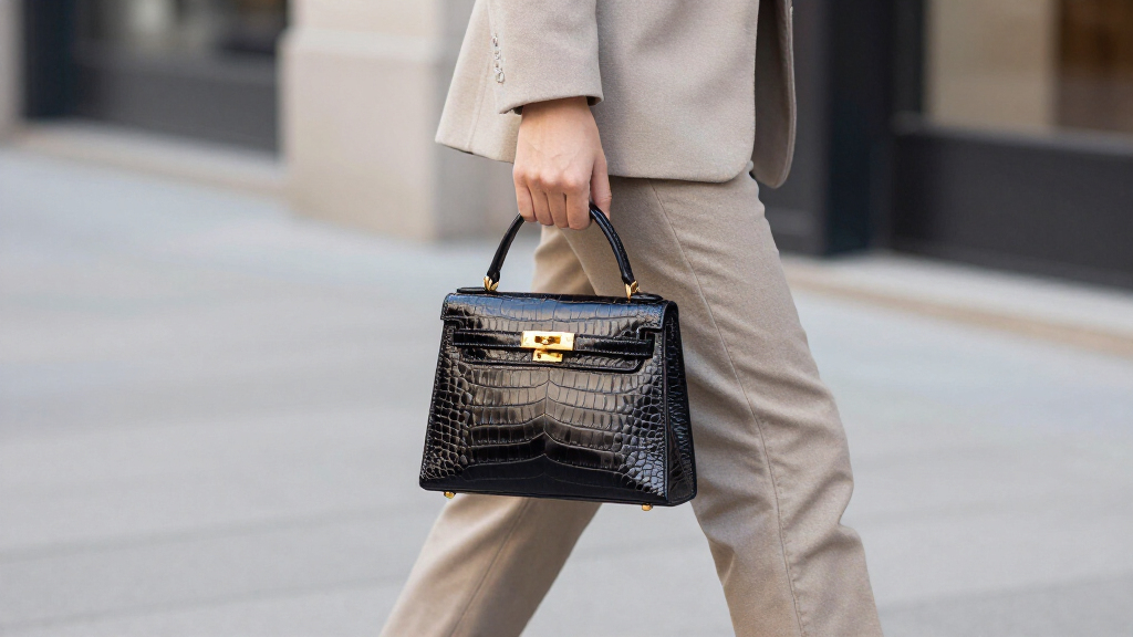 croc embossed leather mini bags for everyday use