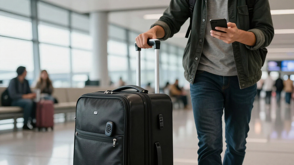 smart luggage with gps tracking