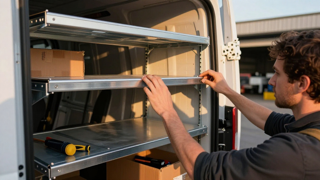 delivery van shelving package for ford transit