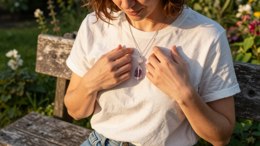 crystal healing jewelry