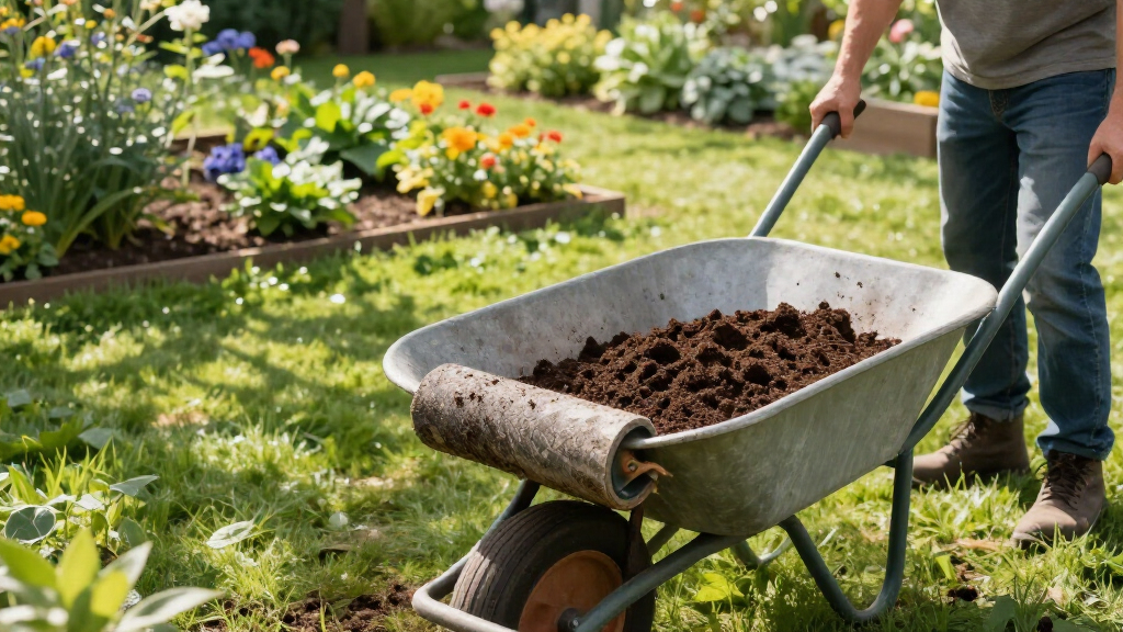 best compost spreader roller for topdressing
