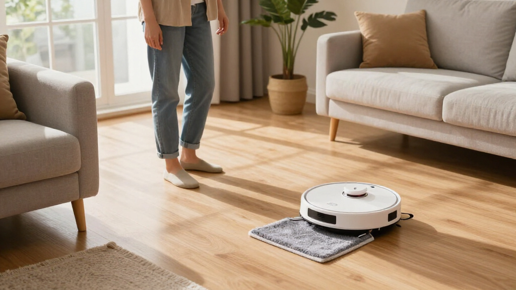 best robot vacuum with mop pad drying dock