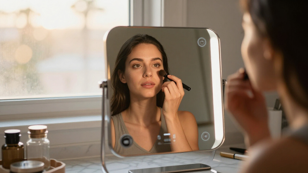 best smart makeup mirror for detailed makeup