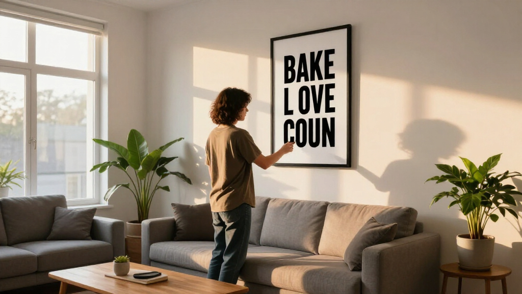 statement wall art for living room