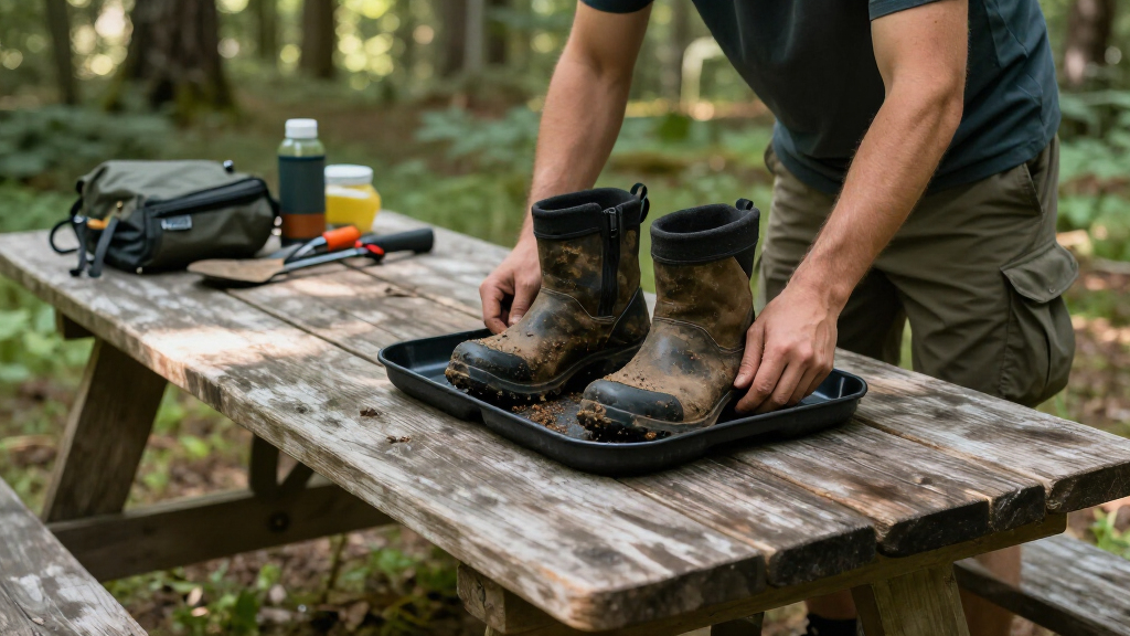 best boot trays for muddy campsites