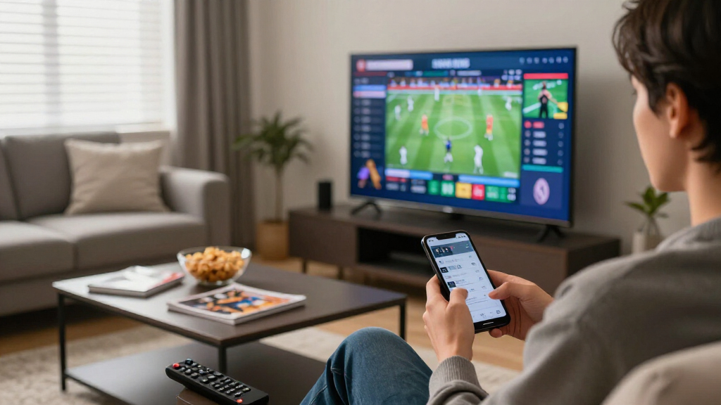 best tv for simultaneous fantasy football tracking