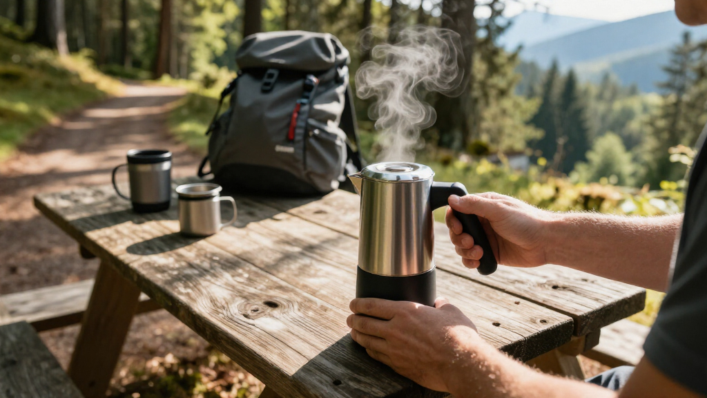top rated portable espresso machine for road trips