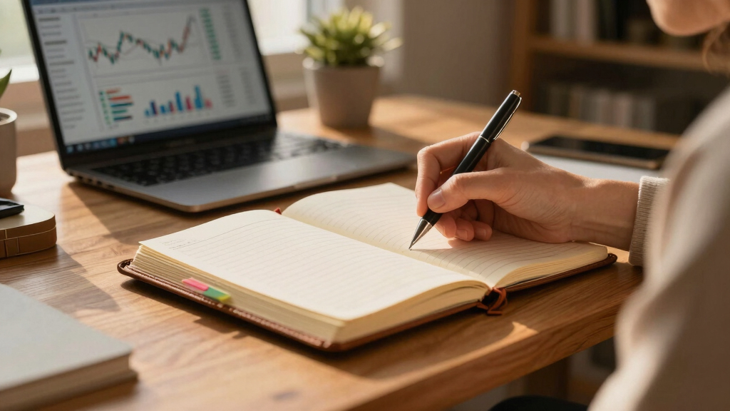 investment tracking notebooks