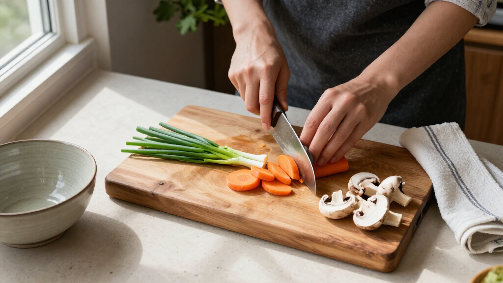 Japanese santoku knives