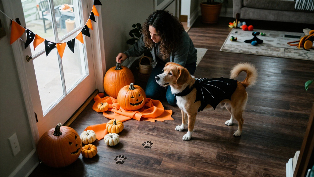 Halloween pet decor