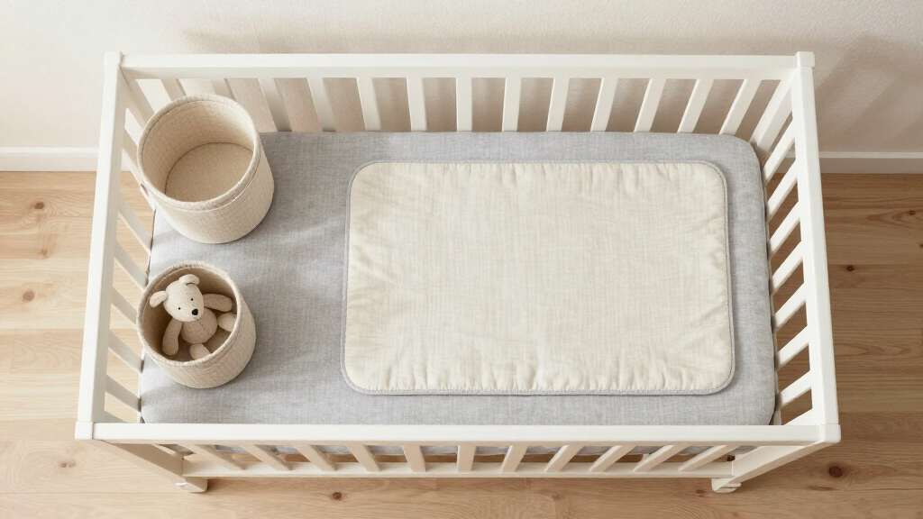 best minimalist cribs with changing topper