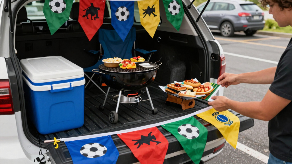 soccer fan tailgating gear