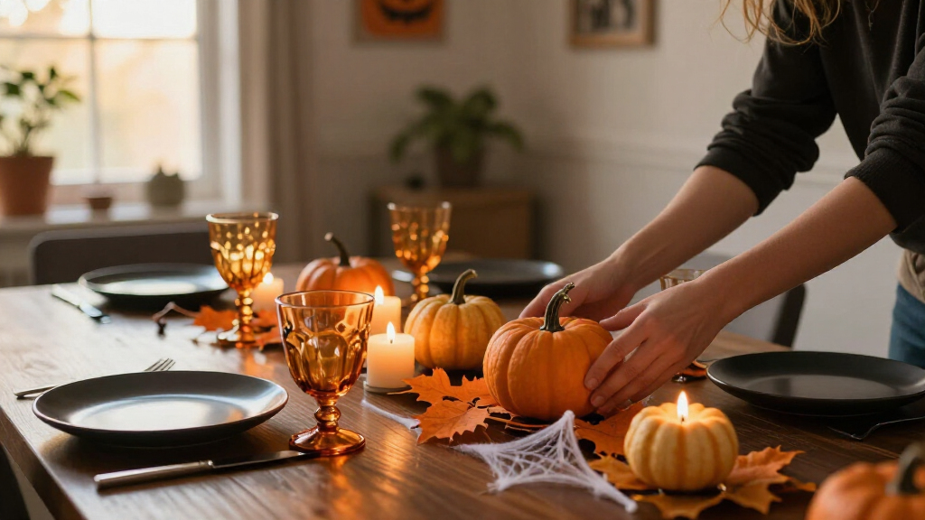 Halloween table decorations