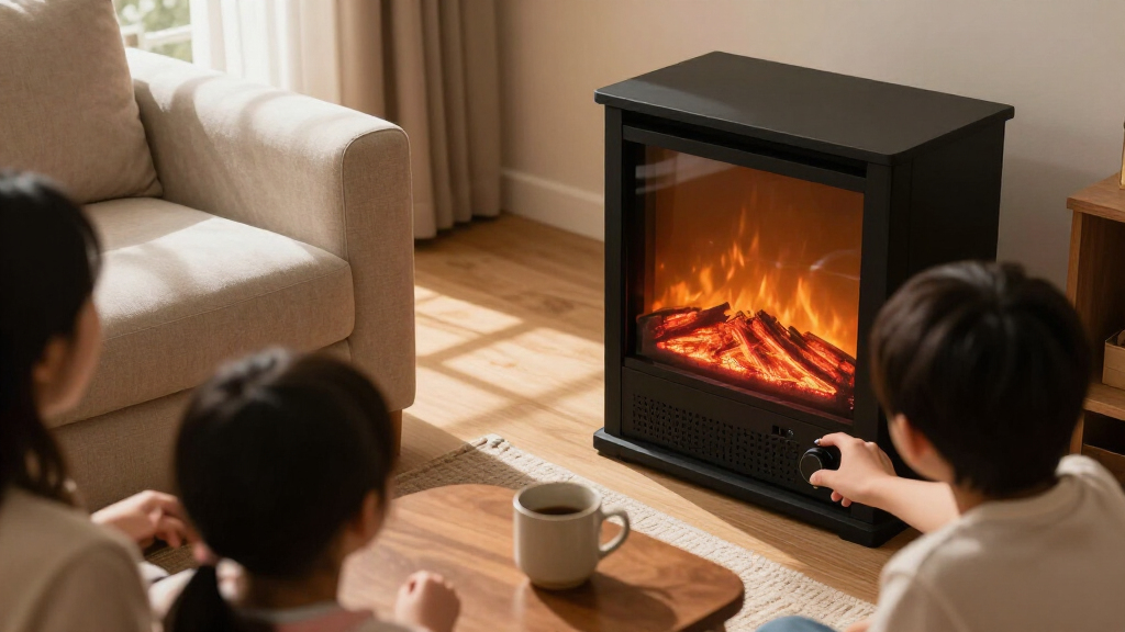 electric fireplaces with adjustable heat output