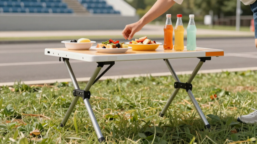 portable outdoor tailgating tables