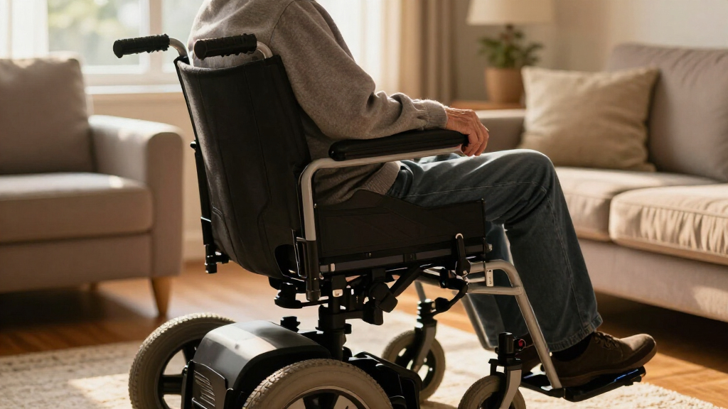 power wheelchair with seat elevation for transfers