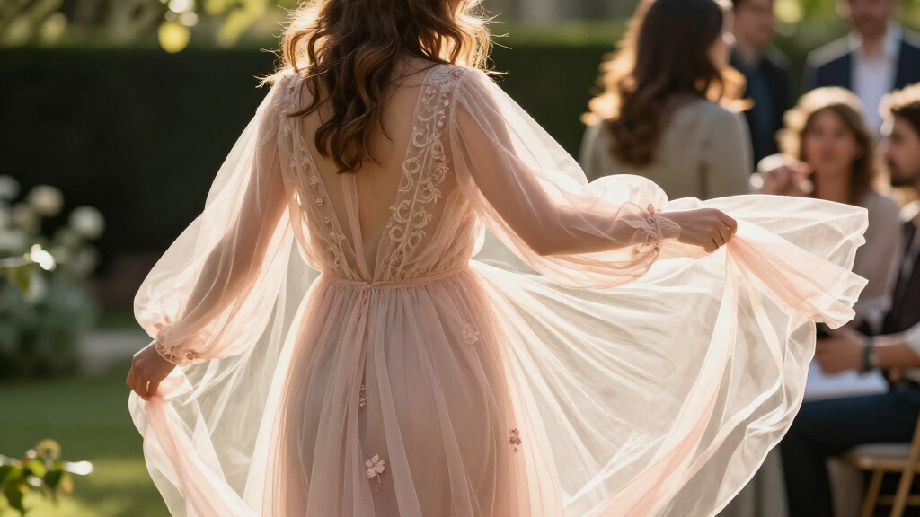 best sheer pink dresses