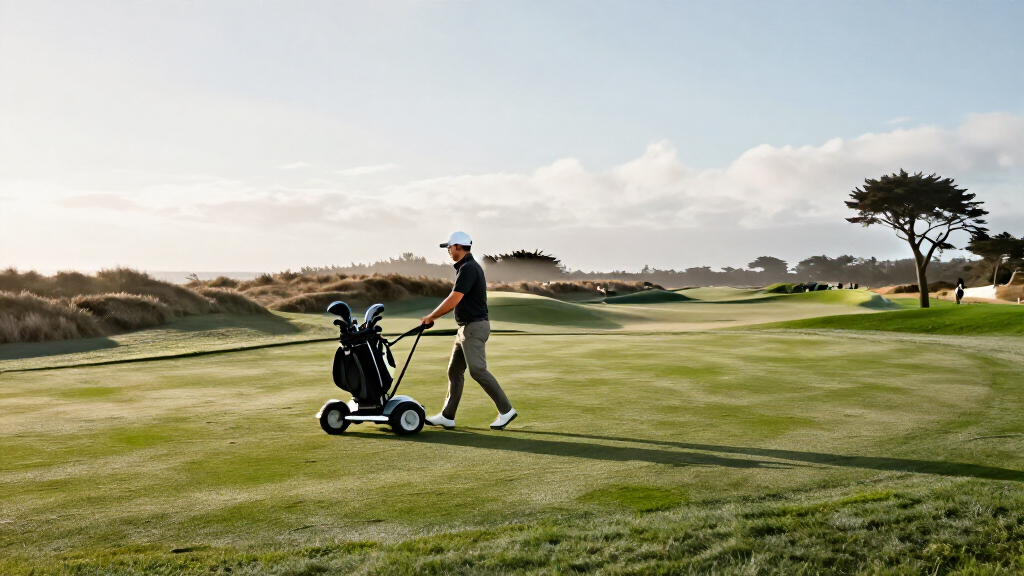 electric golf push carts