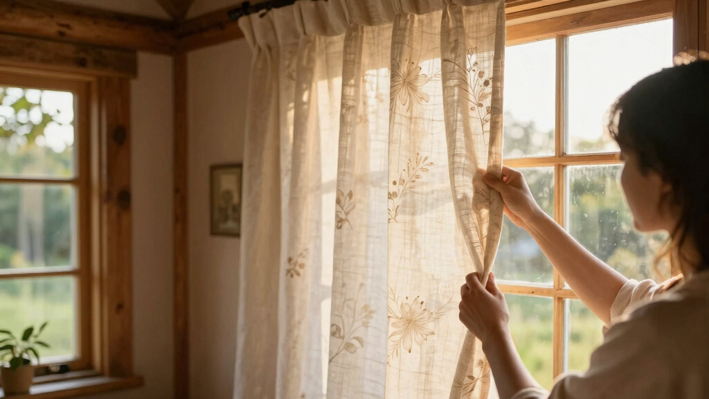 best no-install cottagecore curtains