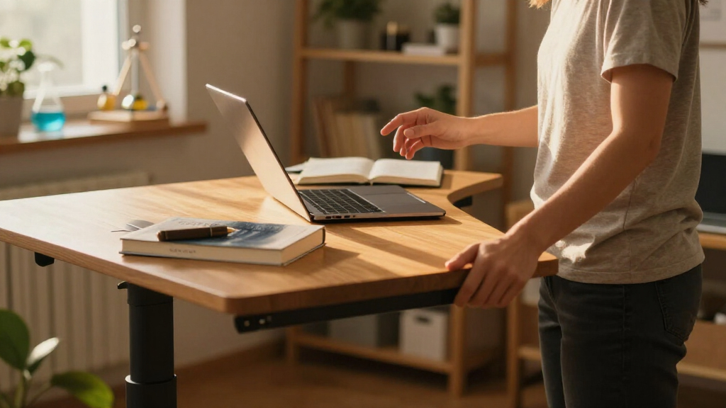 l shaped standing desk