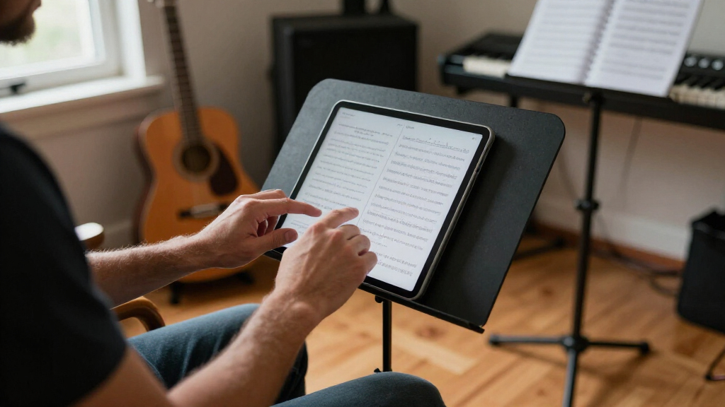 tablet sheetmusic stands