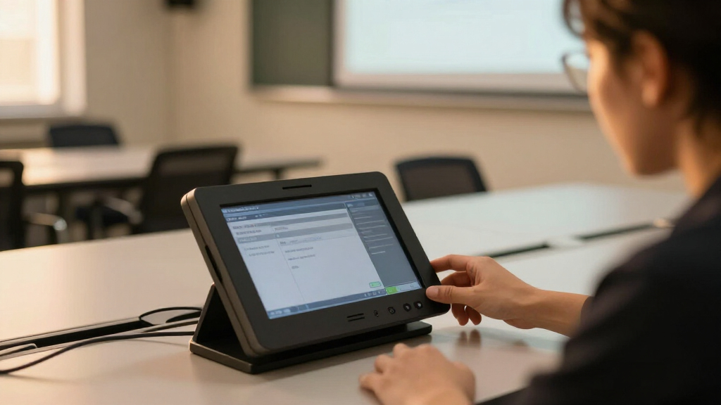 Conference system for training room
